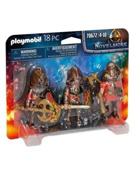 Conjunto de Figuras Novelmore Fire Knigths Playmobil 70672 (18 pcs)