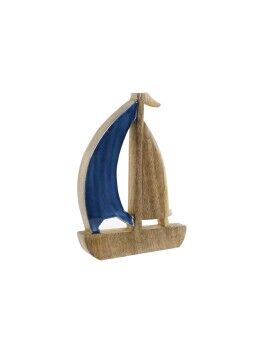 Figura Decorativa Home ESPRIT Azul Natural Mediterrâneo 17 x 2,5 x 25 cm