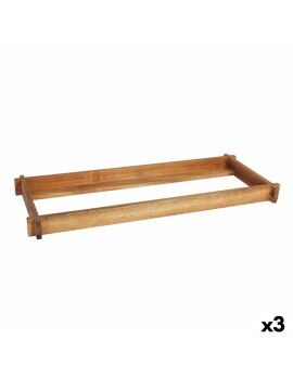 Soporte Viejo Valle Acacia 53 x 16,2 x 4 cm (3 Unidades)