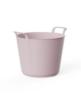 Cesto de Plástico Multiusos Plastiken 88102 Cor de Rosa 42 L