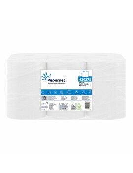 Papel para secar as mãos Papernet Autocut 418997 Branco Dupla camada 6 Unidades