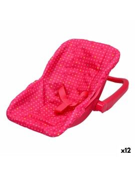 Cadeira para Bonecas Colorbaby 25 x 25 x 36,5 cm Cor de Rosa 12 Unidades