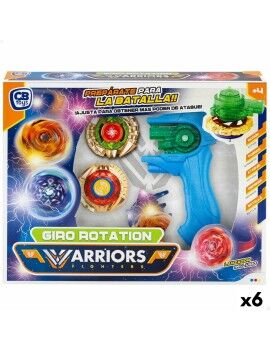 Set de peonzas Colorbaby Warriors Fighters (6 Unidades)