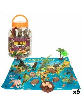 Playset Colorbaby 19 Peças 6 Unidades 17 x 9 x 6 cm Dinossauros