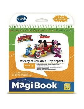 Livro interativo infantil Vtech MagiBook Francês Mickey Mouse