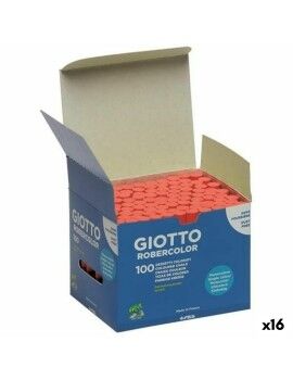 Giz Giotto Robercolor Vermelho 16 Unidades 100 Peças