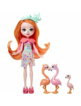 Muñeca Enchantimals FAMILLE DE FLAMANTS ROSES