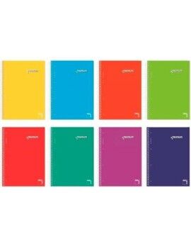 Cuaderno Pacsa Multicolor A4 4 Piezas Microperforado