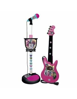 Guitarra Infantil Monster High Micrófono Karaoke