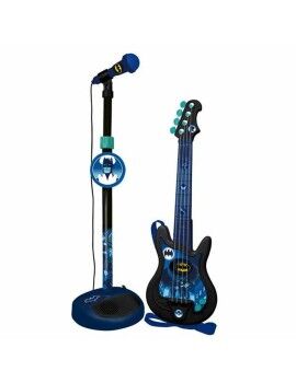 Guitarra Infantil Batman Microfone para Karaoke