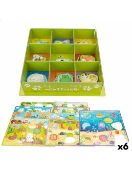 Jogo Educativo Lisciani 26 x 6 x 26 cm animais Método Montessori 67 Peças 6 Unidades