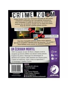 Jogo de Mesa Asmodee Crime Zoom Un Écrivain Mortel (FR)