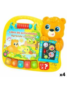 Livro interativo infantil Winfun 26,5 x 4,5 x 23,5 cm ES (4 Unidades)