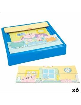 Puzzle Infantil Peppa Pig 25 Peças 19 x 4 x 19 cm (6 Unidades)