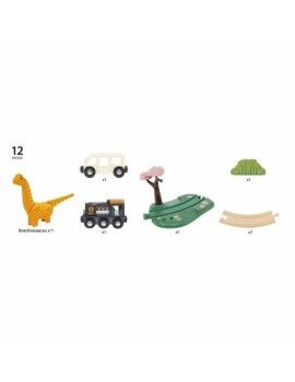 Tren com Circuito Brio Dinosaur circle set