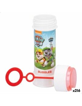 Frasco para bolas de sabão The Paw Patrol 60 ml 3,8 x 11,5 x 3,8 cm (216 Unidades)