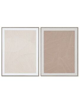 Pintura Home ESPRIT Moderno Urbana 62,3 x 4,5 x 82,3 cm (2 Unidades)