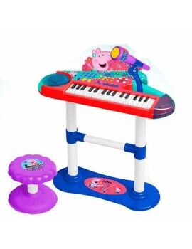 Piano de juguete Peppa Pig Micrófono Banqueta