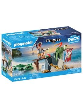 Playset Playmobil 71473 Cocodrilo Pirata 59 Piezas