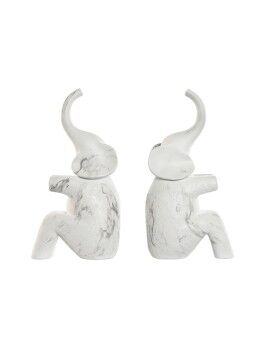 Boekensteun Home ESPRIT Resina Elefante 14,5 x 9 x 29,5 cm