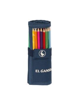 Estuche Escolar El Ganso Classic Azul marino 7 x 20 x 7 cm 27 Piezas