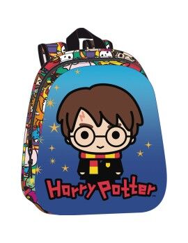 Mochila Escolar Harry Potter Azul Multicolor 27 x 33 x 10 cm