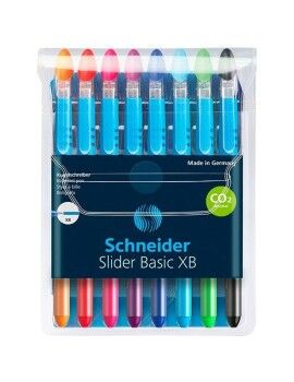 Set de Bolígrafos Schneider Slider Basic XB 8 Piezas Multicolor