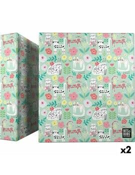 Carpeta de anillas Bits&Bobs Cats Multicolor A4 (2 Unidades)