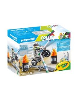 Set de juguetes Playmobil Color Moto 18 Piezas