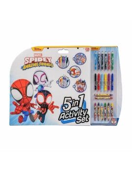 Caixa de Atividades para Colorir Spidey 5 em 1