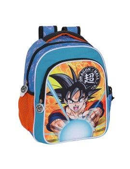 Mochila Escolar Dragon Ball Azul Laranja 26 x 31 x 12 cm