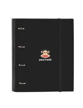 Carpeta de anillas Paul Frank Join the fun Negro 27 x 32 x 3.5 cm