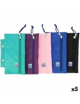 Bolsa Escolar Oxford eBinder Multicolor 22 x 13 cm (5 Unidades)