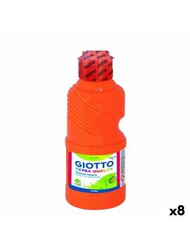 Témpera Giotto Fluo Naranja 250 ml (8 Unidades)