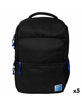 Mochila Escolar Oxford B-Ready Oxfbag Preto 42 x 30 x 15 cm (5 Unidades)