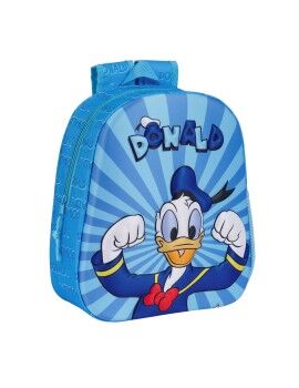 Mochila Infantil 3D Donald Azul 27 x 33 x 10 cm