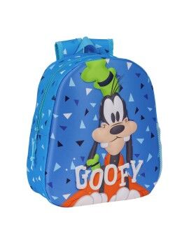 Mochila Infantil 3D Clásicos Disney Goofy Azul 27 x 33 x 10 cm