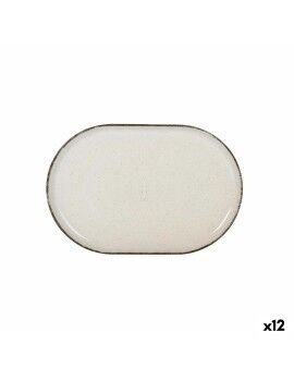 bandeja de aperitivos La Mediterránea Anllo Oval 30 x 20 x 2,5 cm (12 Unidades)