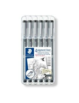 Conjunto de Canetas de Feltro Staedtler Pigment Liner 308 Multicolor