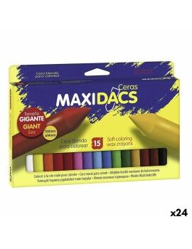 Ceras de colores Alpino Maxidacs Multicolor (24 Unidades)