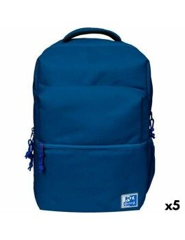 Mochila Escolar Oxford B-Ready Oxfbag Azul Marinho 42 x 30 x 15 cm (5 Unidades)