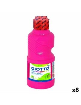 Têmpera Giotto Fluo Cor de Rosa 250 ml (8 Unidades)