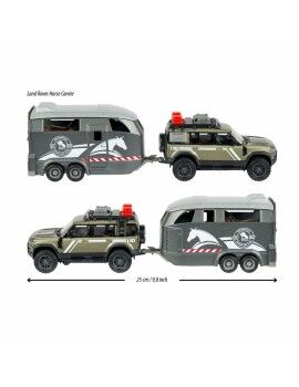 Playset Majorette Land Rover + Remorque cheval