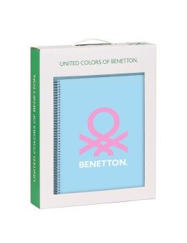 Set de Papelaria Benetton Spring Celeste 2 Peças