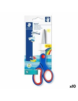 Tesouras Staedtler Noris Azul Aço inoxidável 17 cm (10 Unidades)