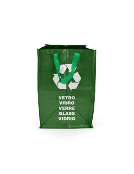 Saco para reciclagem Confortime Verde 31,5 x 44 x 32 cm Ráfia