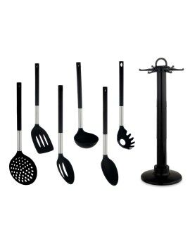 Conjunto de Utensílios de Cozinha Madeira PBT 7 Peças