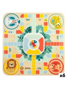 Tabuleiro de Jogo dos Cavalinhos e da Glória Woomax Zookabee 30 x 3 x 30 cm Infantil animais (6...