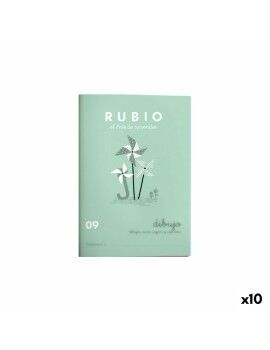 Cuaderno de Dibujo Rubio Nº09 A5 Español (10 Unidades)