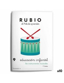 Cuaderno Educación Infantil Rubio Nº9 A5 Español (10 Unidades)